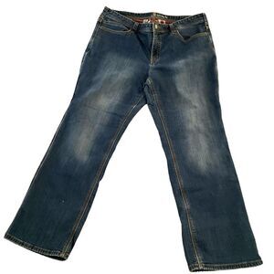 CARHARTT Flannel Lined Jean‎ Regular 100648-422 Relaxed Boot RARE SZ 18 read
